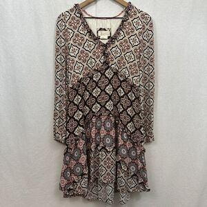 Anthropologie | Dresses | Maeve By Anthropologie Longsleeve Embroidered  Boho Mini Dress Size S | Poshmark